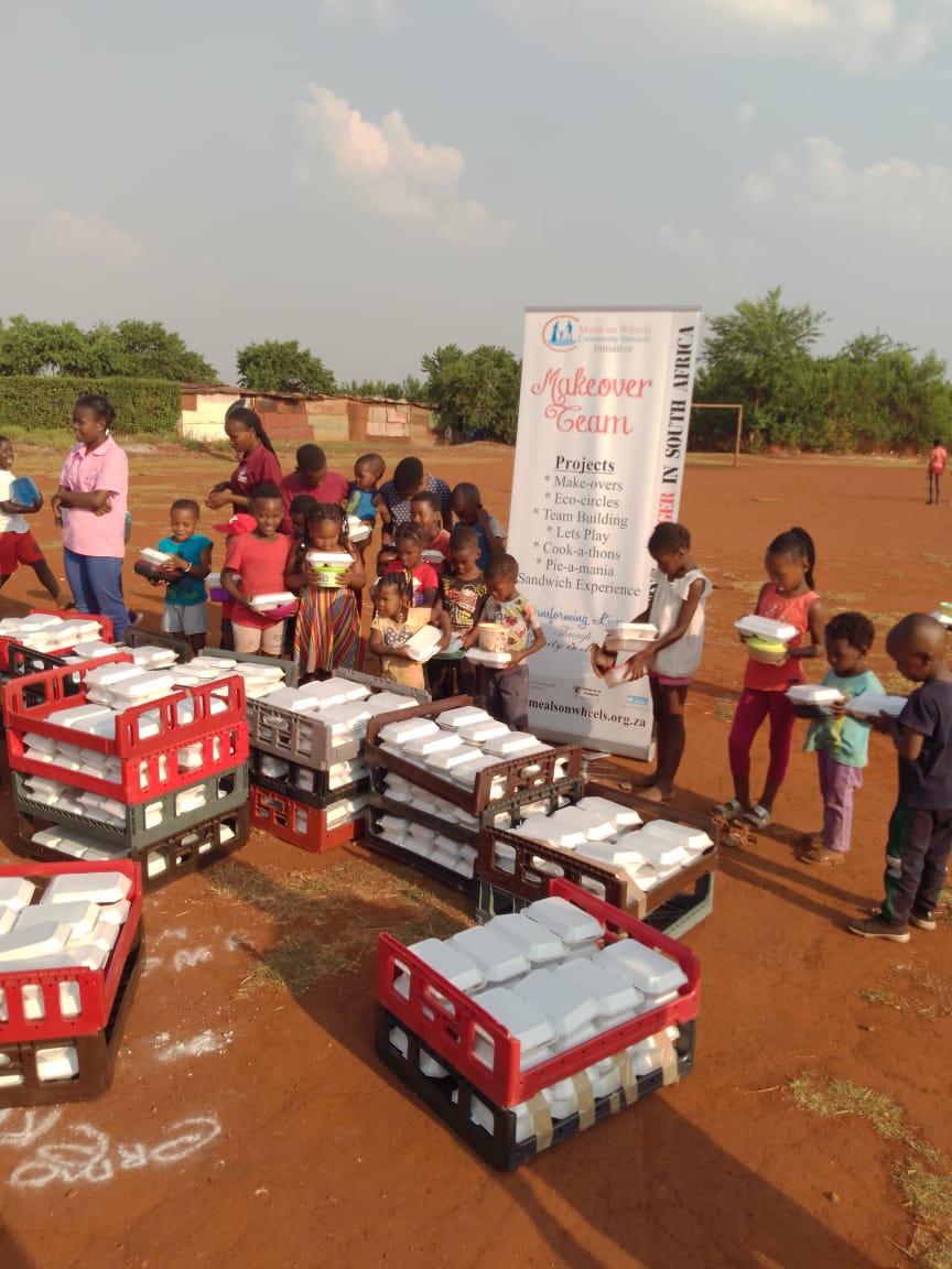 Food parcels giveaway ceremony